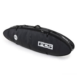 FCS Boardbag Travel 5 All Purpose Black/Grey Surfboard Cover