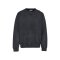 Cleptomanicx Boxy Crewneck Ligull Washed Blue Graphite