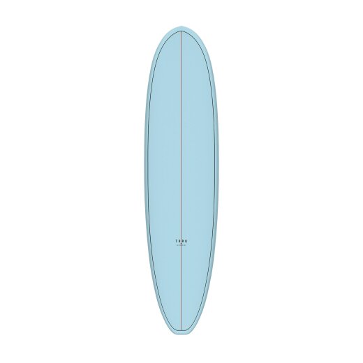 Surfboard TORQ Epoxy TET 7.8 V+ Funboard CC Blau