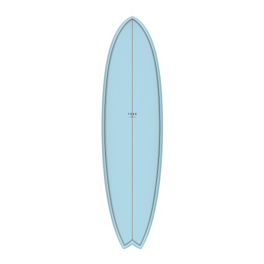 Surfboard TORQ Epoxy TET 7.2 MOD Fish CC Blau