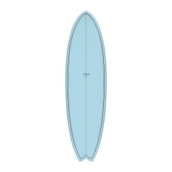 Surfboard TORQ TET 6.6 MOD Fish CC Blau