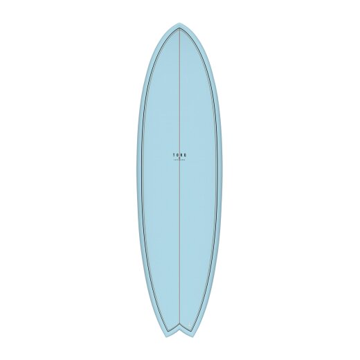 Surfboard TORQ Epoxy TET 6.3 MOD Fish CC Blau