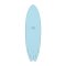 Surfboard TORQ Epoxy TET 6.3 MOD Fish CC Blau