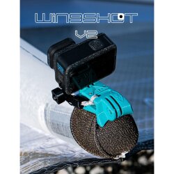 A3D Wingshot V2 Actioncam Halterung Wingfoilen Blue