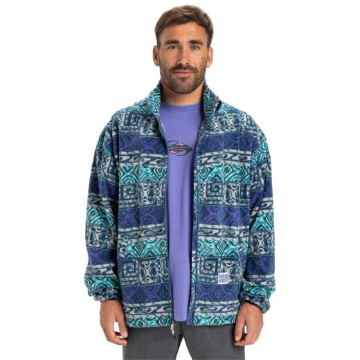 Quiksilver Global Heat Polar Fleecejacke Silver Grey