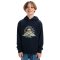 Quiksilver Graphic Hoodie Youth Dark Navy