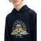 Quiksilver Graphic Hoodie Youth Dark Navy