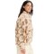 Roxy Jive Talking Fleece Pullover Portobella Tropical Tile Polar