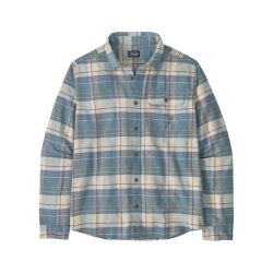 Patagonia M´s L/S LW Fjord Flannel Shirt Raft Still Blue