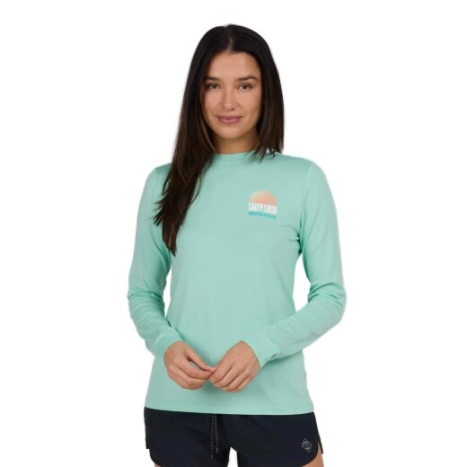 Salty Crew In the Rays Sun Shirt Lycra Mint