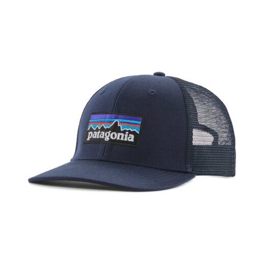 Patagonia P-6 Logo Trucker Hat New Navy