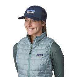 Patagonia P-6 Logo Trucker Hat New Navy