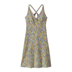 Patagonia Womens Amber Dawn Dress Flourish Abundant Blue