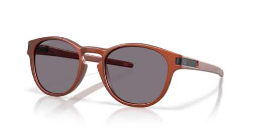 Oakley Latch Sonnenbrille Fire Orange Prizm Grey Polarized