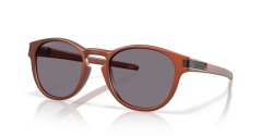 Oakley Latch Sonnenbrille Fire Orange Prizm Grey Polarized