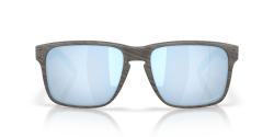 Oakley Holbrook XXL Sonnenbrille Woodgrain Prizm Deep Water Polarized