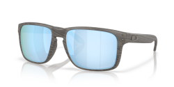 Oakley Holbrook XXL Sonnenbrille Woodgrain Prizm Deep Water Polarized