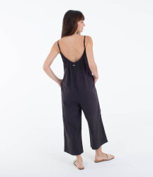 Hurley Womens New Heights Jumpsuit Black