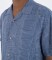 Hurley Laguna Camp Shirt Blue L