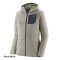 Patagonia Womens R1 Air Full-Zip Hoodie Wool White S