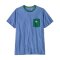 Patagonia Shop Sticker Pocket Responsibili-Tee Abundant Blue