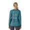 Patagonia Ws L/S Cap Cool Daily Graphic Shirt-Waters Wetland Blue