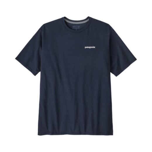 Patagonia Ms P-6 Logo Responsible Tee New Navy