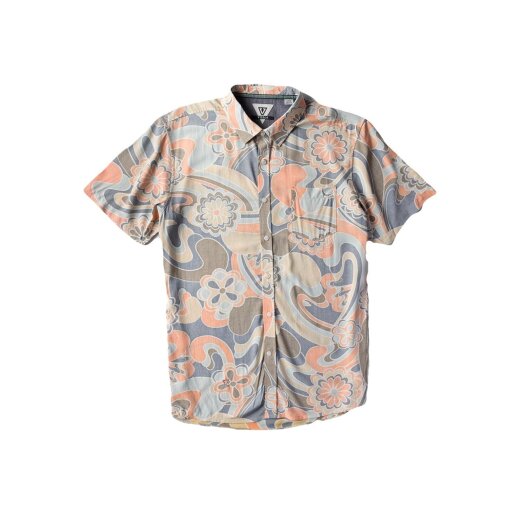 Vissla Groove Moove SS Shirt Coral Fade