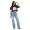 Sisstrevolution The Cruiser Crop Tee Black Fade