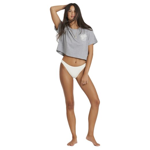 Sisstrevolution The Cruiser Crop Tee Heather