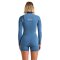 Billabong Synergy Natural CZ LS 2/2mm Frauen Neoprenanzug Shorty Tidal Blue