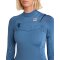 Billabong Synergy Natural CZ LS 2/2mm Frauen Neoprenanzug Shorty Tidal Blue