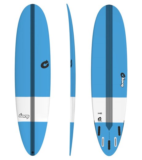 Surfboard TORQ TEC M2  7.6 Blau