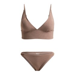 Roxy Lasca Tank Top Bikini Set deep Taupe