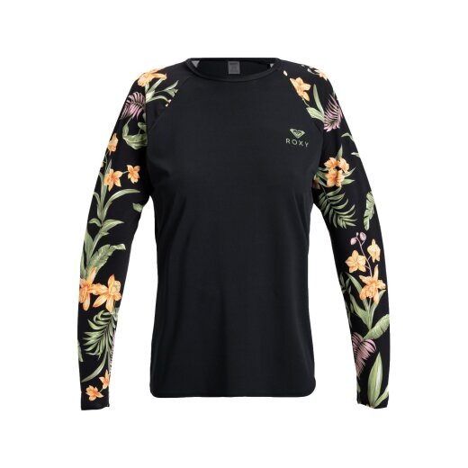 Roxy Surf LS Lycra Anthracite Island Escape  M