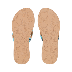 Roxy Zehentrenner Porto Raffia II Blue Depth