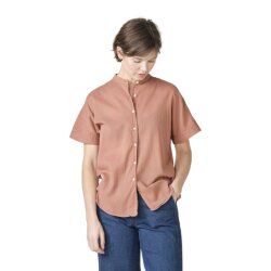 Klitmoller Collective Mille SS Shirt Burnt Sienna