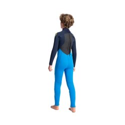 C-Skins Legend Junior Back Zip Steamer 4/3 Kinder Neoprenanzug Cyan Slate Multi