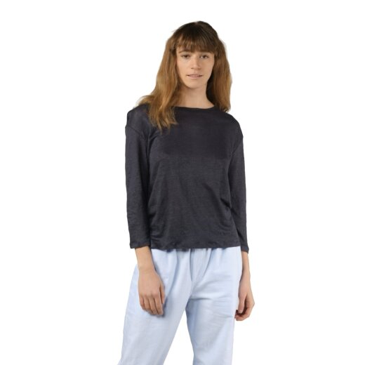 Klitmoller Collective Gudrun LS Tee Navy