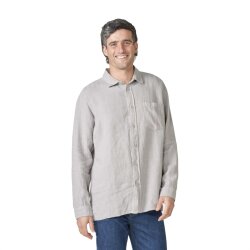 Klitmoller Collective Birger Shirt Hemd Pastel Grey