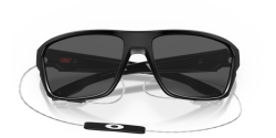 Oakley Split Shot Sonnenbrille Matte Black Prizm Black Polarized