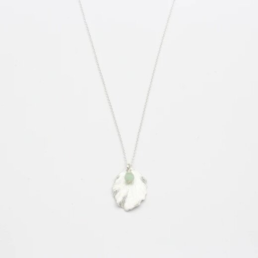 Jewelberry Kette Hazel Leaf Silber