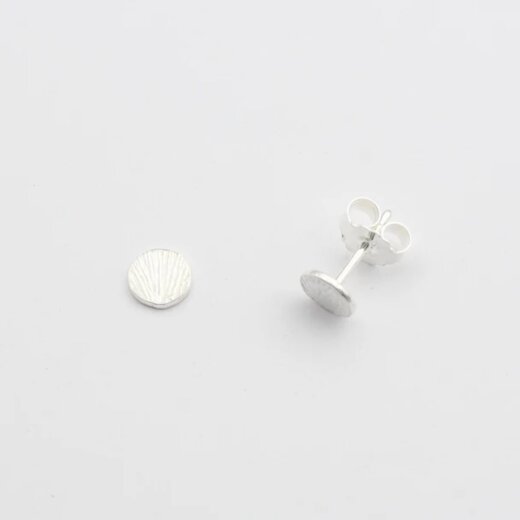 Jewelberry Stecker Tiny Shell Silber