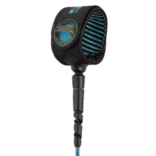 FCS Surfboard Leash Freedom Helix All Round 60" Tranquil Blue / Black