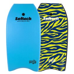Softech Mojo Bodyboard 36" Sky Blue Zebra