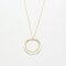 Jewelberry Kette Mixed Rings 60cm vergoldet