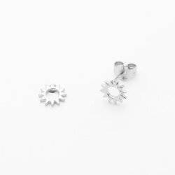 Jewelberry Stecker Tiny Sun Silber