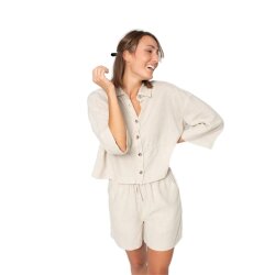 Zerum Bluse Overshirt Julia Natur