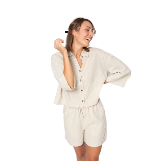 Zerum Walkshort Frauen Lina Natur