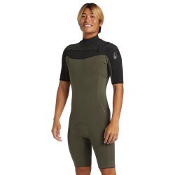 Quiksilver Everyday Session Frontzip Shorty 2/2mm Thyme